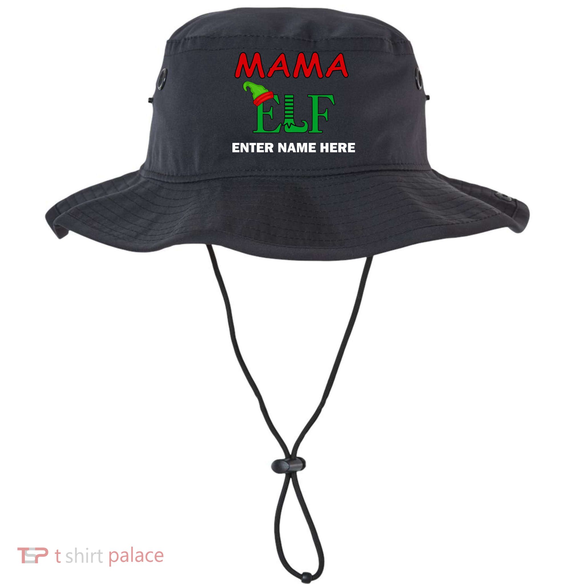 Personalize Mama Elf Custom Family Matching Christmas Legacy Cool Fit Booney Bucket Hat