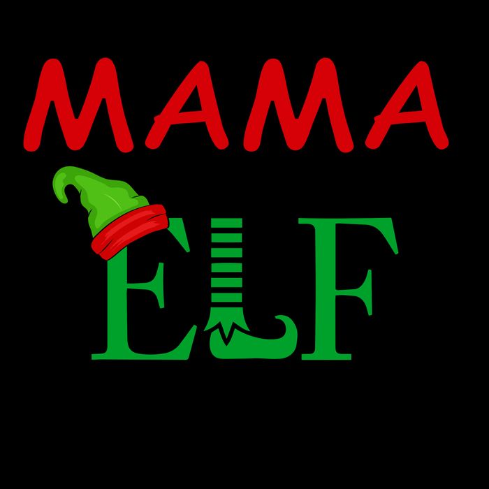 Personalize Mama Elf Custom Family Matching Christmas 16oz Travel Tumbler