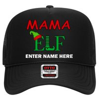 Personalize Mama Elf Custom Family Matching Christmas Trucker Hat