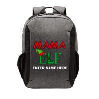 Personalize Mama Elf Custom Family Matching Christmas Vector Backpack