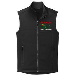 Personalize Mama Elf Custom Family Matching Christmas Collective Smooth Fleece Vest