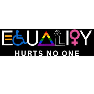 Pride Month Equality Hurts No One Lgbtq Pride Human Rights Gift Bumper Sticker