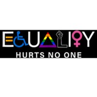 Pride Month Equality Hurts No One Lgbtq Pride Human Rights Gift Bumper Sticker