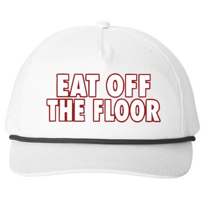 Pat Mcafee Eat Off The Floor Snapback Five-Panel Rope Hat