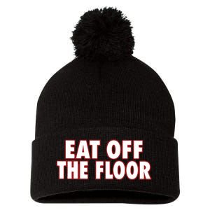 Pat Mcafee Eat Off The Floor Pom Pom 12in Knit Beanie