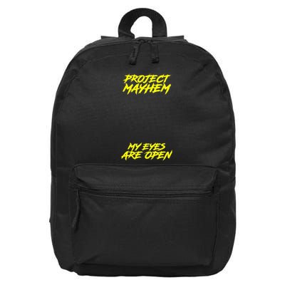 Project My Eyes Are Open 16 in Basic Backpack