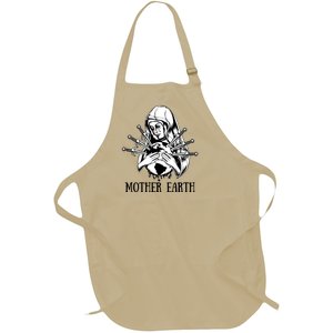 Protect Mother Earth Day Save Our Planet Environt Green Great Gift Full-Length Apron With Pockets