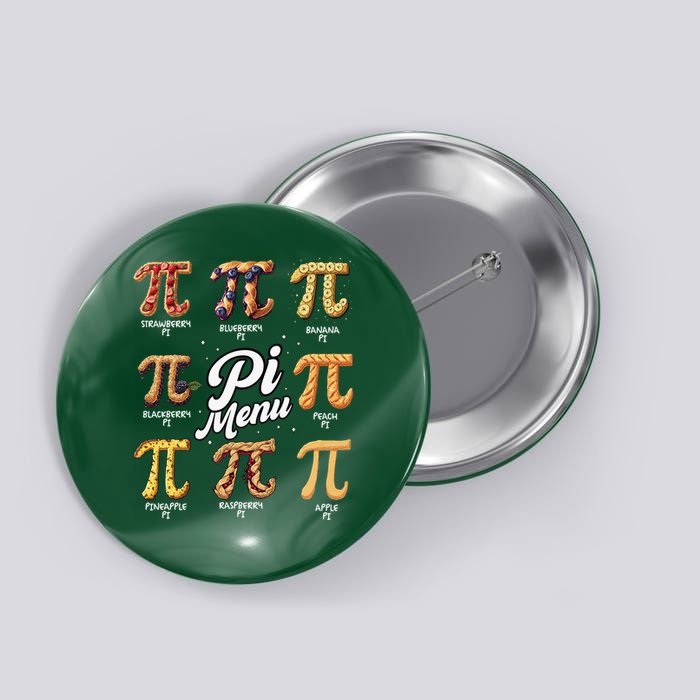 Pi Menu Funny Math Teacher Pi Day 3.14 Pie Button