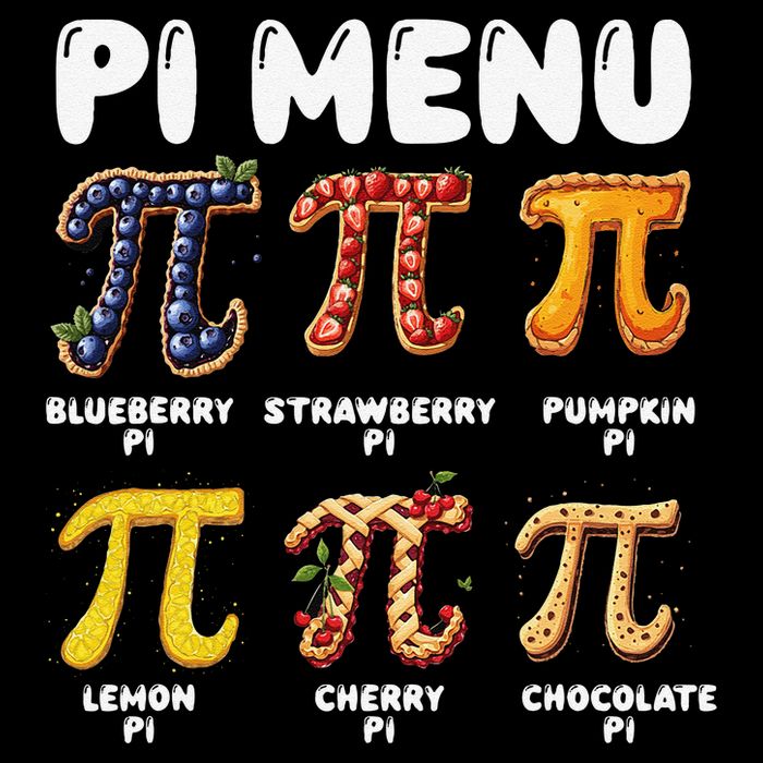 Pi Menu Funny Math Teacher Pi Day 3 Flat Bill Trucker Hat