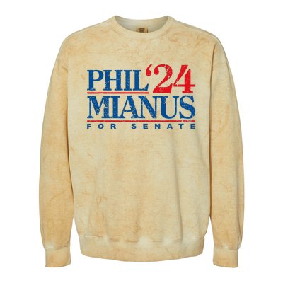 Phil Mianus For Senate 2024 Phil Mianus Election Colorblast Crewneck Sweatshirt