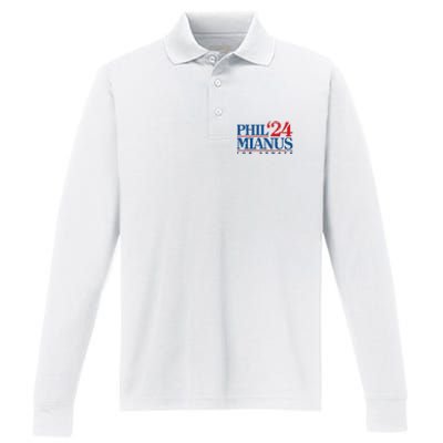 Phil Mianus For Senate 2024 Phil Mianus Election Performance Long Sleeve Polo