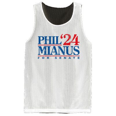 Phil Mianus For Senate 2024 Phil Mianus Election Mesh Reversible Basketball Jersey Tank