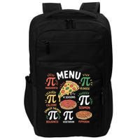 Pi Menu Funny Pizza Pi Day 3 Impact Tech Backpack