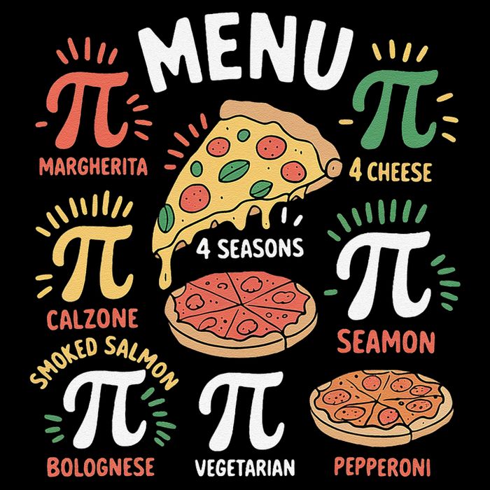 Pi Menu Funny Pizza Pi Day 3 Impact Tech Backpack