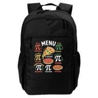 Pi Menu Funny Pizza Pi Day 3 Daily Commute Backpack
