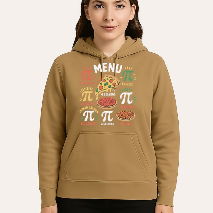 Pi Menu Funny Pizza Pi Day 3 Hoodie