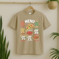 Pi Menu Funny Pizza Pi Day 3 T-Shirt