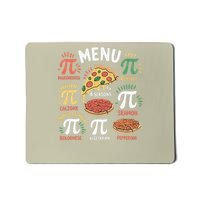 Pi Menu Funny Pizza Pi Day 3 Mousepad