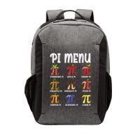 Pi Menu Funny Pi 3.14 Math Teacher Pie Menu Mathematics Vector Backpack
