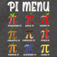 Pi Menu Funny Pi 3.14 Math Teacher Pie Menu Mathematics Vector Backpack