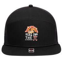 Pie Menu Funny Pi Day Pi 3 7 Panel Mesh Trucker Snapback Hat