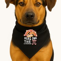Pie Menu Funny Pi Day Pi 3 USA-Made Doggie Bandana