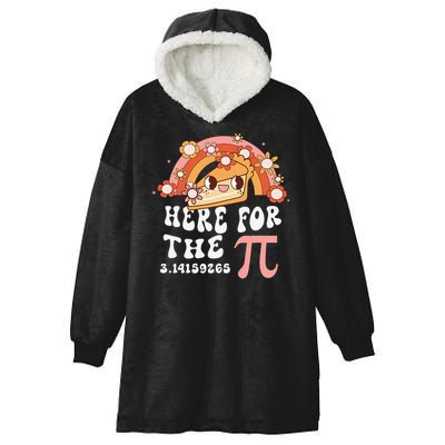 Pie Menu Funny Pi Day Pi 3 Hooded Wearable Blanket