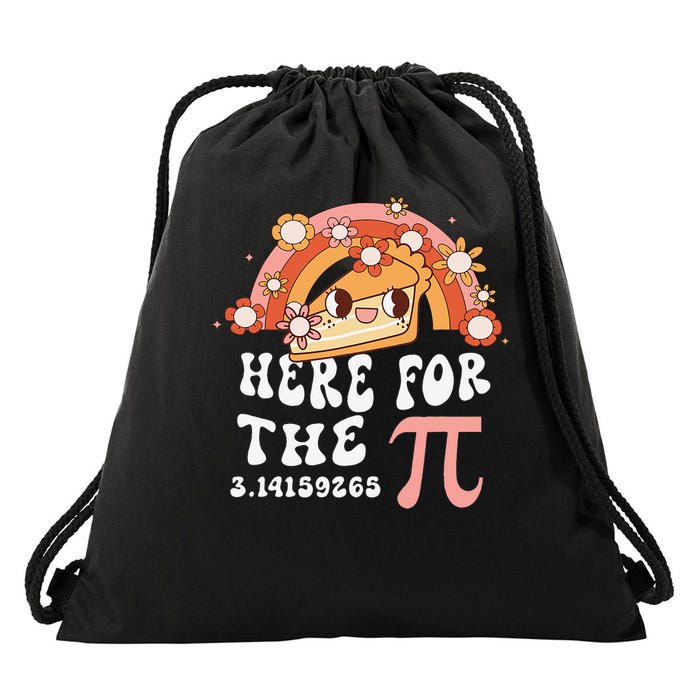 Pie Menu Funny Pi Day Pi 3 Drawstring Bag