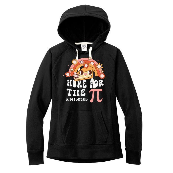 Pie Menu Funny Pi Day Pi 3 Women's Fleece Hoodie