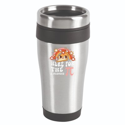 Pie Menu Funny Pi Day Pi 3 16oz Travel Tumbler