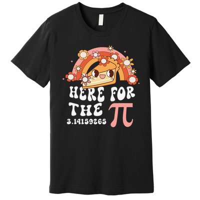 Pie Menu Funny Pi Day Pi 3 Premium T-Shirt