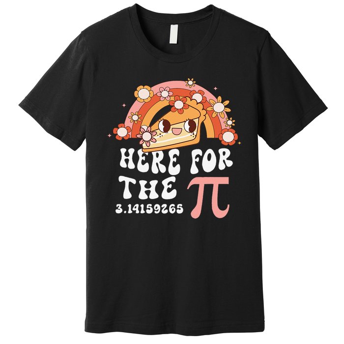 Pie Menu Funny Pi Day Pi 3 Premium T-Shirt
