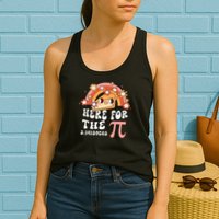 Pie Menu Funny Pi Day Pi 3 Womens Tank Top