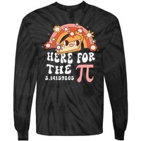 Pie Menu Funny Pi Day Pi 3 Tie-Dye Long Sleeve Shirt