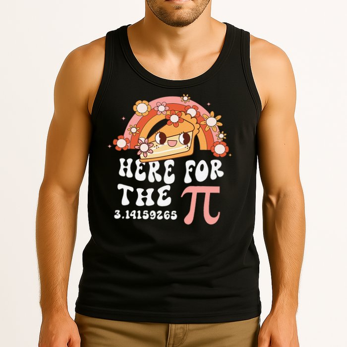 Pie Menu Funny Pi Day Pi 3 Tank Top
