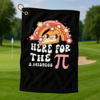 Pie Menu Funny Pi Day Pi 3 Golf Towel