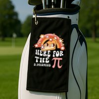 Pie Menu Funny Pi Day Pi 3 Golf Towel
