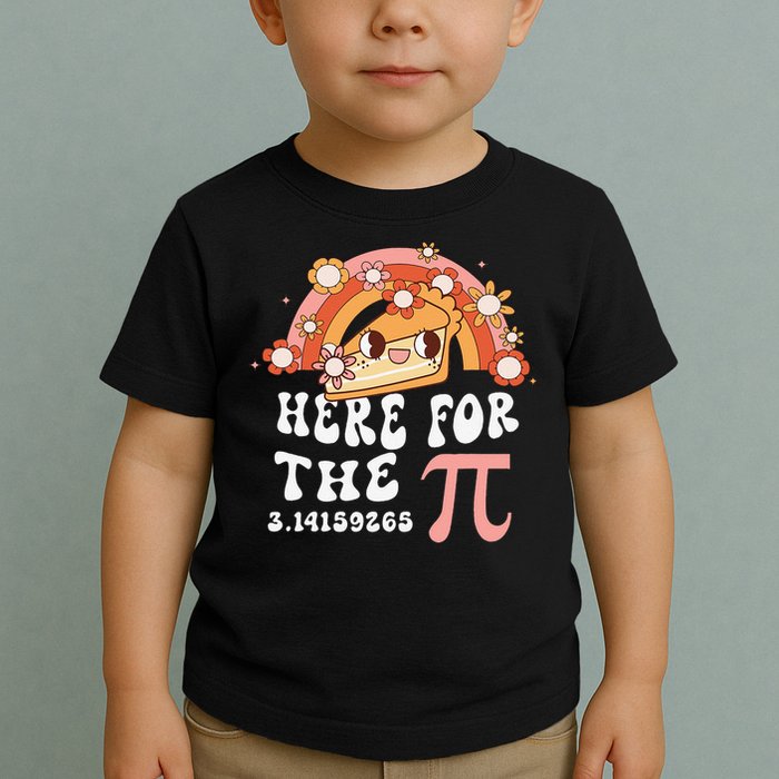 Pie Menu Funny Pi Day Pi 3 Toddler T-Shirt
