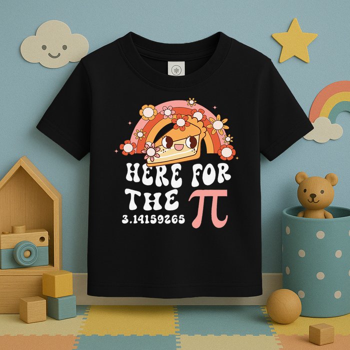 Pie Menu Funny Pi Day Pi 3 Toddler T-Shirt