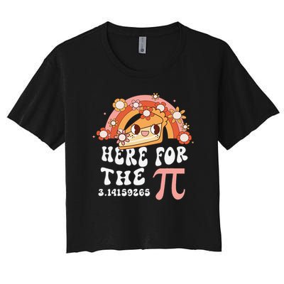 Pie Menu Funny Pi Day Pi 3 Crop Top