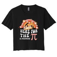 Pie Menu Funny Pi Day Pi 3 Crop Top