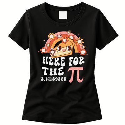 Pie Menu Funny Pi Day Pi 3 Womens T-Shirt