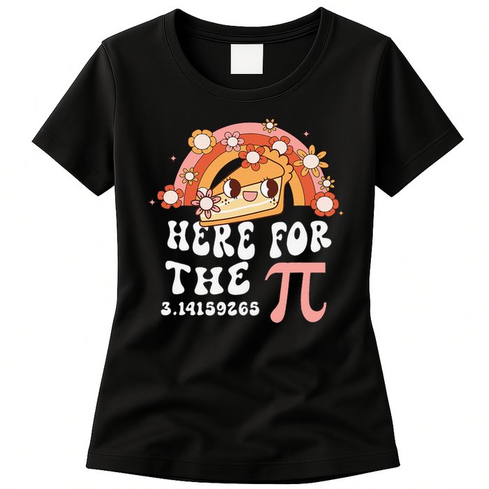 Pie Menu Funny Pi Day Pi 3 Womens T-Shirt