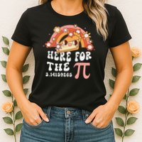 Pie Menu Funny Pi Day Pi 3 Womens T-Shirt