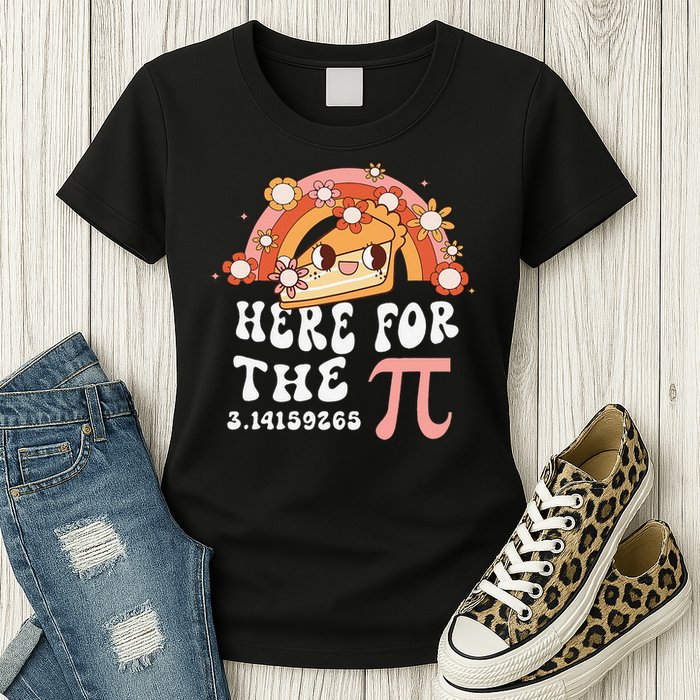 Pie Menu Funny Pi Day Pi 3 Womens T-Shirt
