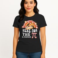 Pie Menu Funny Pi Day Pi 3 Womens T-Shirt