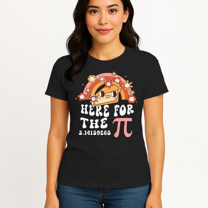Pie Menu Funny Pi Day Pi 3 Womens T-Shirt