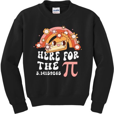 Pie Menu Funny Pi Day Pi 3 Kids Sweatshirt