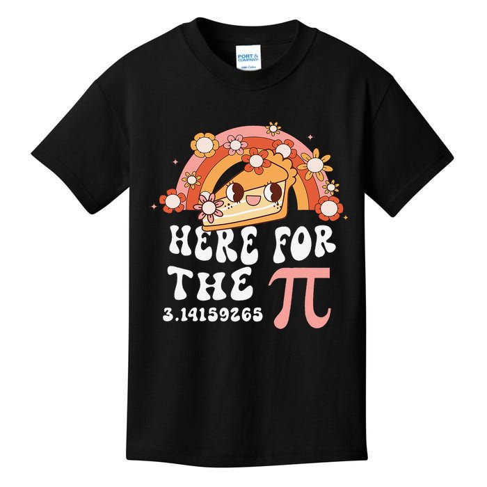 Pie Menu Funny Pi Day Pi 3 Kids T-Shirt