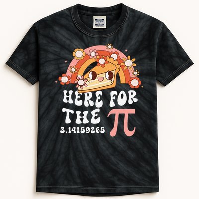 Pie Menu Funny Pi Day Pi 3 Kids Tie-Dye T-Shirt